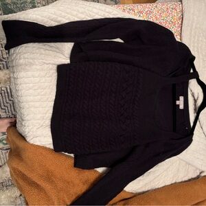 Women's Black Sweater Set